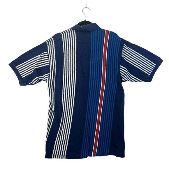 Vtg 1990s Chaps Ralph Lauren Multicolor Polo Shirt Size L - Picture 11 of 13